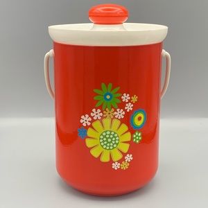 EUC Vintage Kromex Mod Flower Ice Bucket